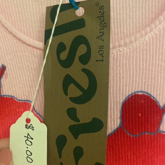 NEW Ice Cream Cone Los Angeles Pink Tank Top - Picture 11 of 12